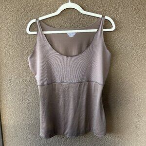 Spanx Brown The Hide & Sleek Smoothing Firming Cami Tank Top